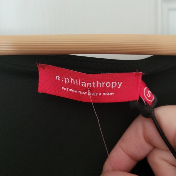 New n:Philanthropy Black Bodysuit S - Picture 9 of 10